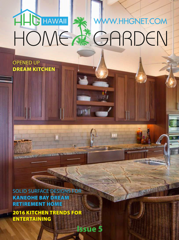 New projects and new tips in kitchen design trends in May's issue 5. Also a new gift card contest for a $50 gift card for Liliha Bakery. Click the cover photo to see it all.